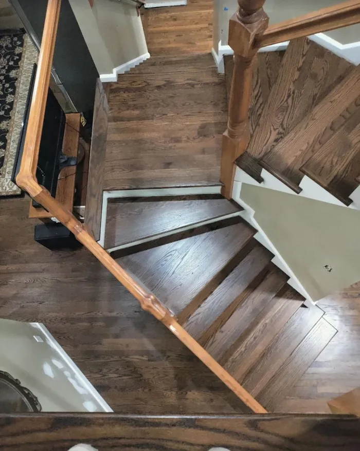 Solid treads or engineered treads
